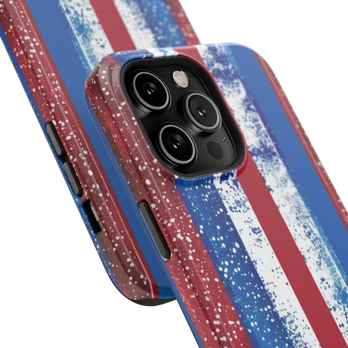 Patriotic Stripes Impact-Resistant Phone Case