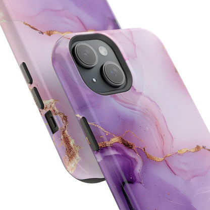 Elegant Purple Marble iPhone Case