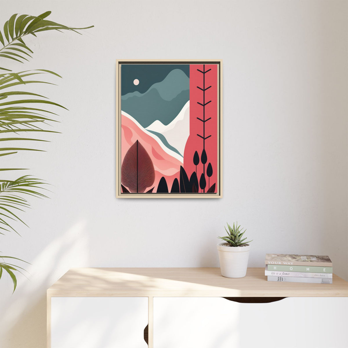 Matte Canvas, Framed (Multi-color)