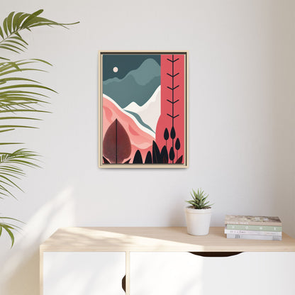 Matte Canvas, Framed (Multi-color)