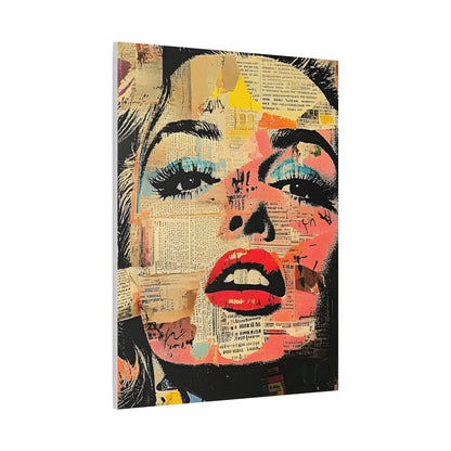 Canvas Wall Art Print, Retro Pop Culture Women 3 - Modern Home Decor, Wall Art, Gift for Art Lovers, Pop Art, Unique Gift for Her