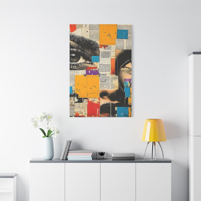 Canvas Wall Art -  Retro Pop Culture woman 4