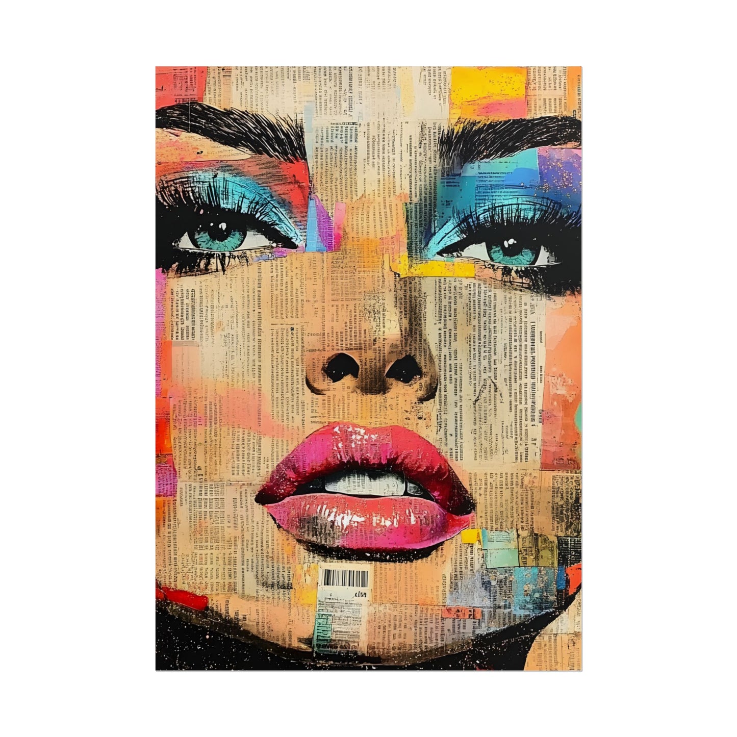 Retro Pop Culture Woman 12 , wall art, Art lovers poster