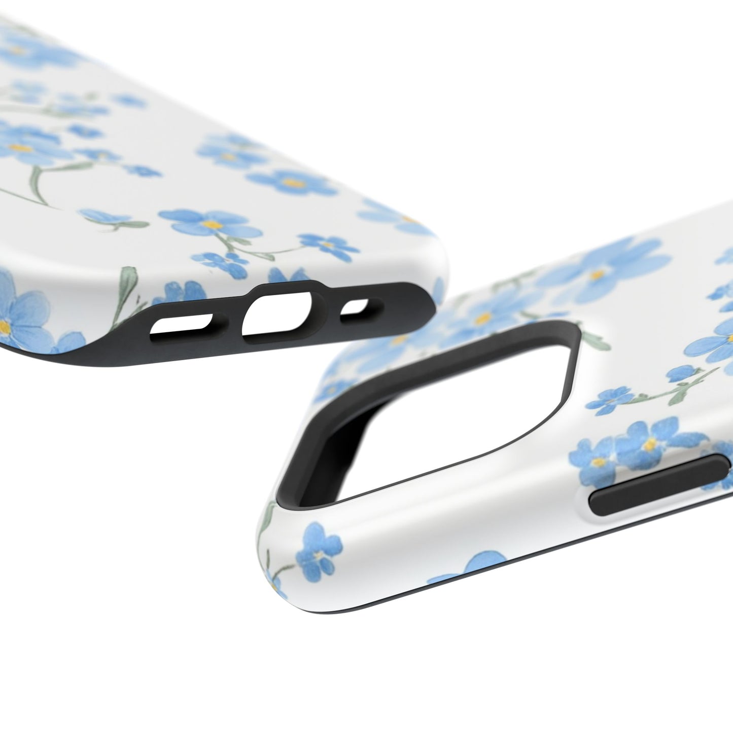 Blue Flower Design Floral Phone Case