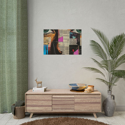 Wall Art Poster - Retro Pop Culture Woman 14 Comic Book Style