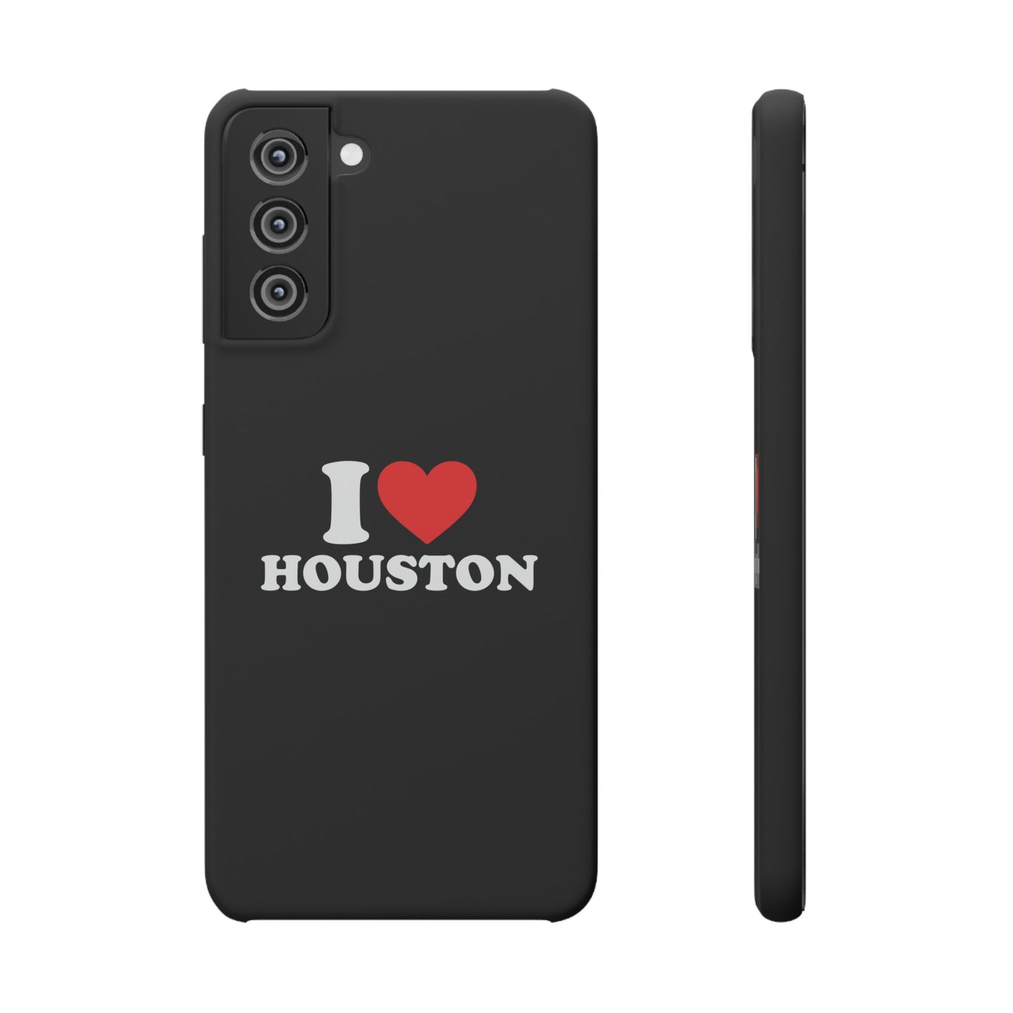 I Love Houston Snap Case Phone Cover