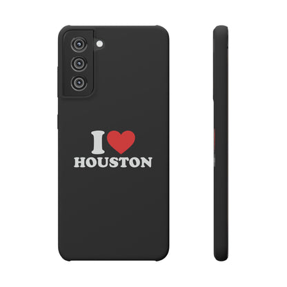 I Love Houston Snap Case Phone Cover