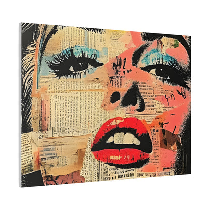 Canvas Wall Art Print, Retro Pop Culture Women 3 - Modern Home Decor, Wall Art, Gift for Art Lovers, Pop Art, Unique Gift for Her