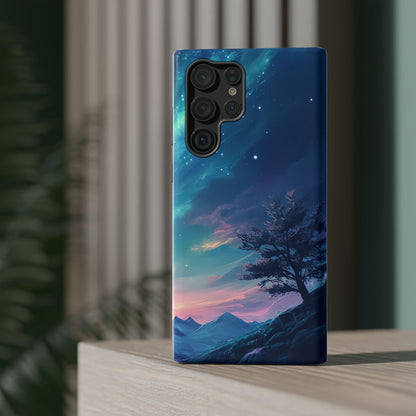 Stunning Galaxy Tree Impact-Resistant Phone Case