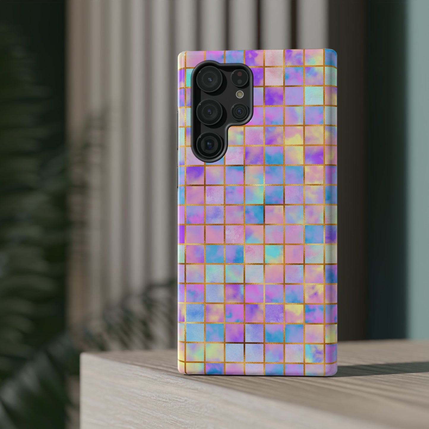 Colorful Mosaic Impact-Resistant Phone Case