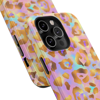 Leopard Print Impact-Resistant Phone Case
