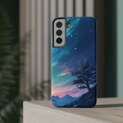 Stunning Galaxy Tree Impact-Resistant Phone Case