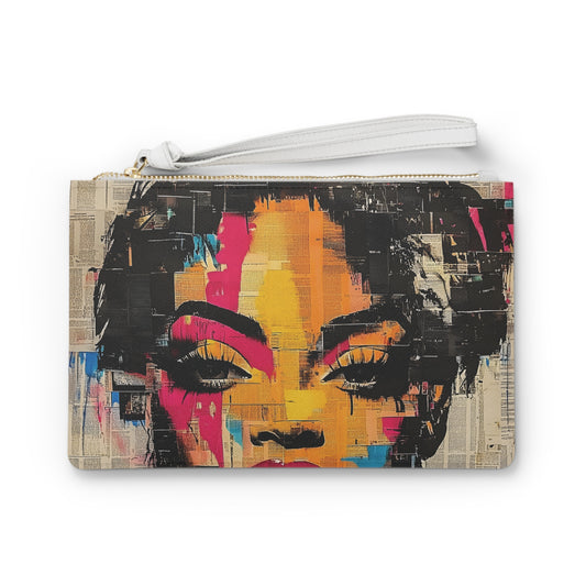Retro Pop Culture Woman 19 - Artistic Clutch Bag