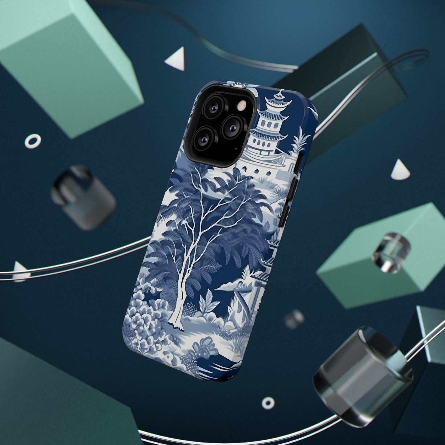 Elegant Blue Landscape Phone Case