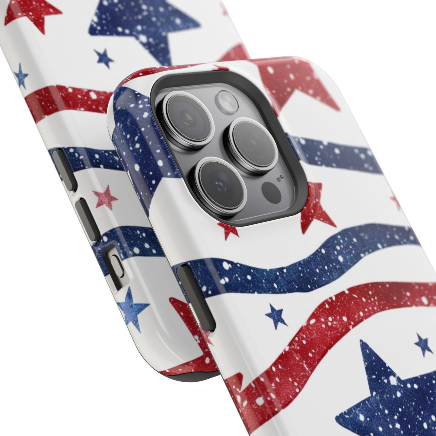 Stars & Stripes Design Impact-Resistant Phone Case