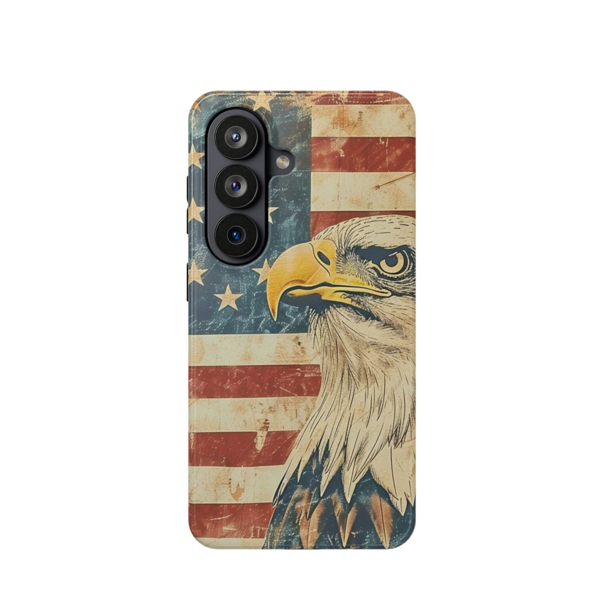 Eagle American Flag Phone Case - Impact-Resistant, Patriotic Design