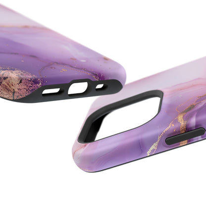 Elegant Purple Marble iPhone Case