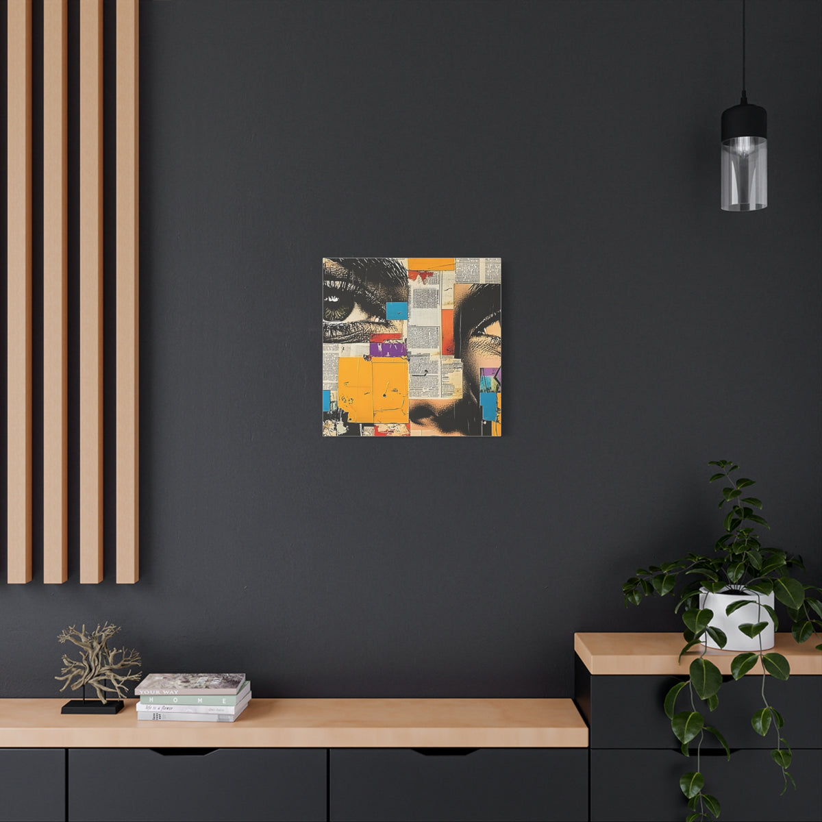 Canvas Wall Art -  Retro Pop Culture woman 4