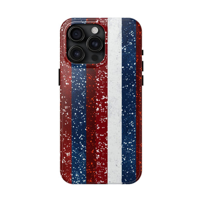 Patriotic Glitter Tough Phone Case