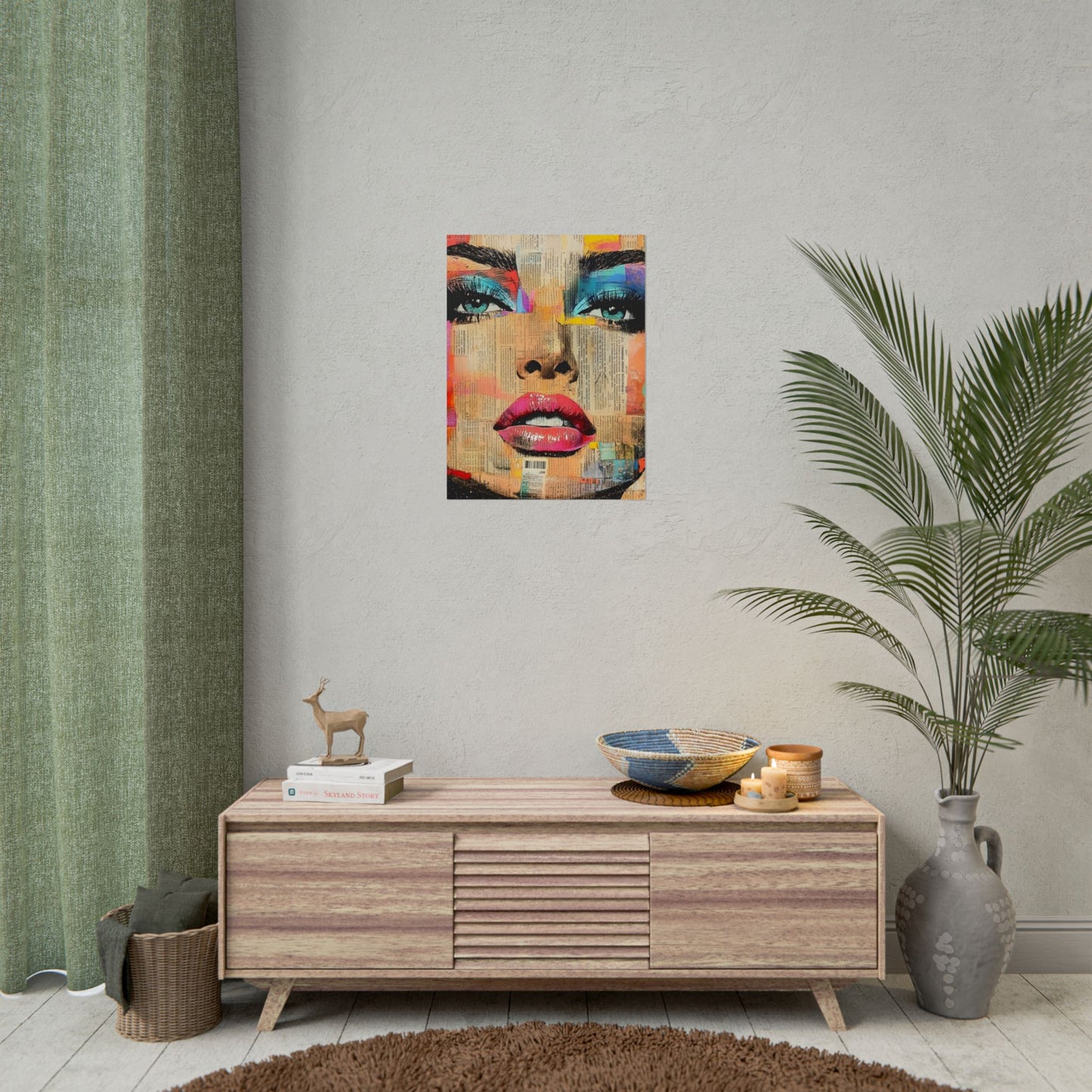 Retro Pop Culture Woman 12 , wall art, Art lovers poster