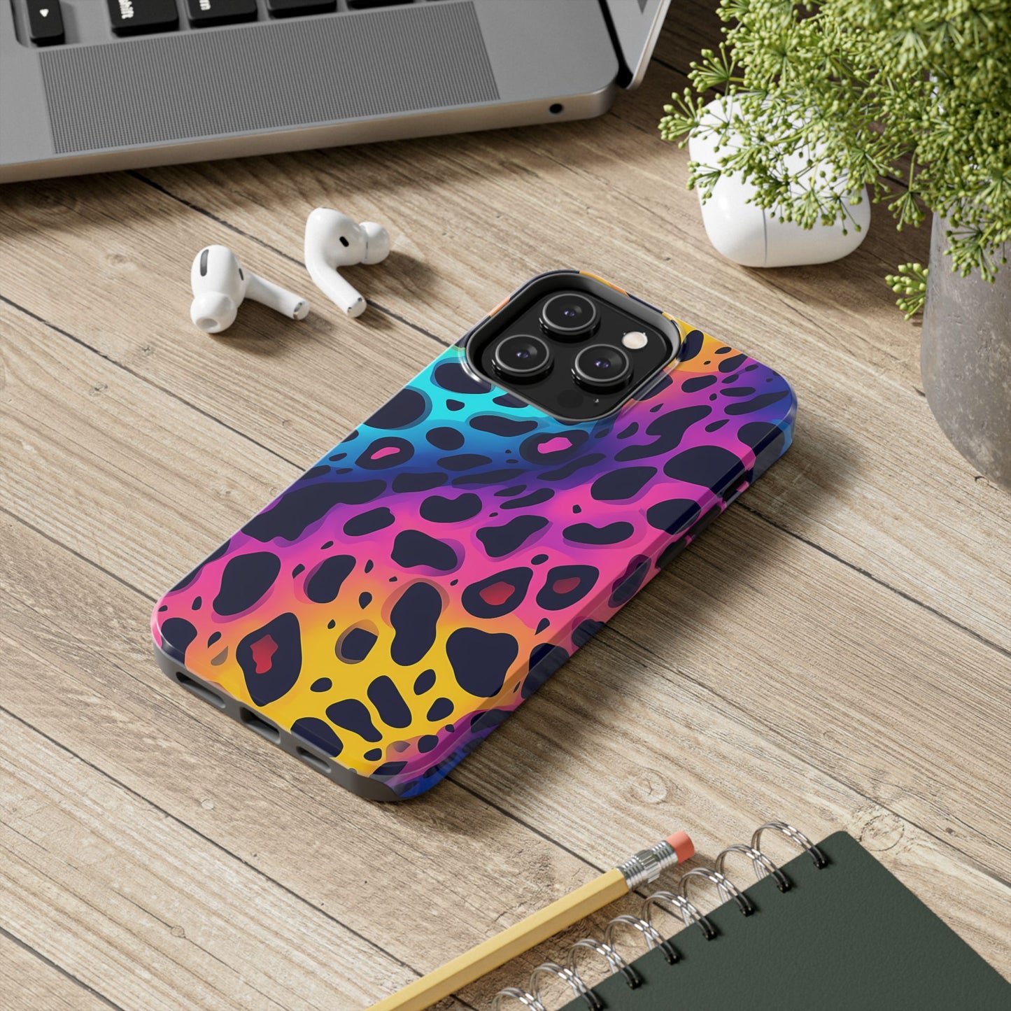 Colorful Animal Print, Stylish Protection for Girls