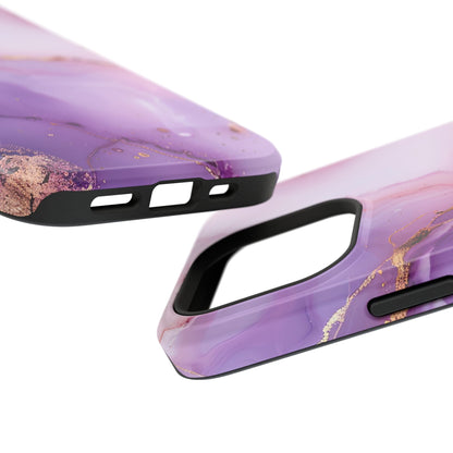 Elegant Purple Marble iPhone Case