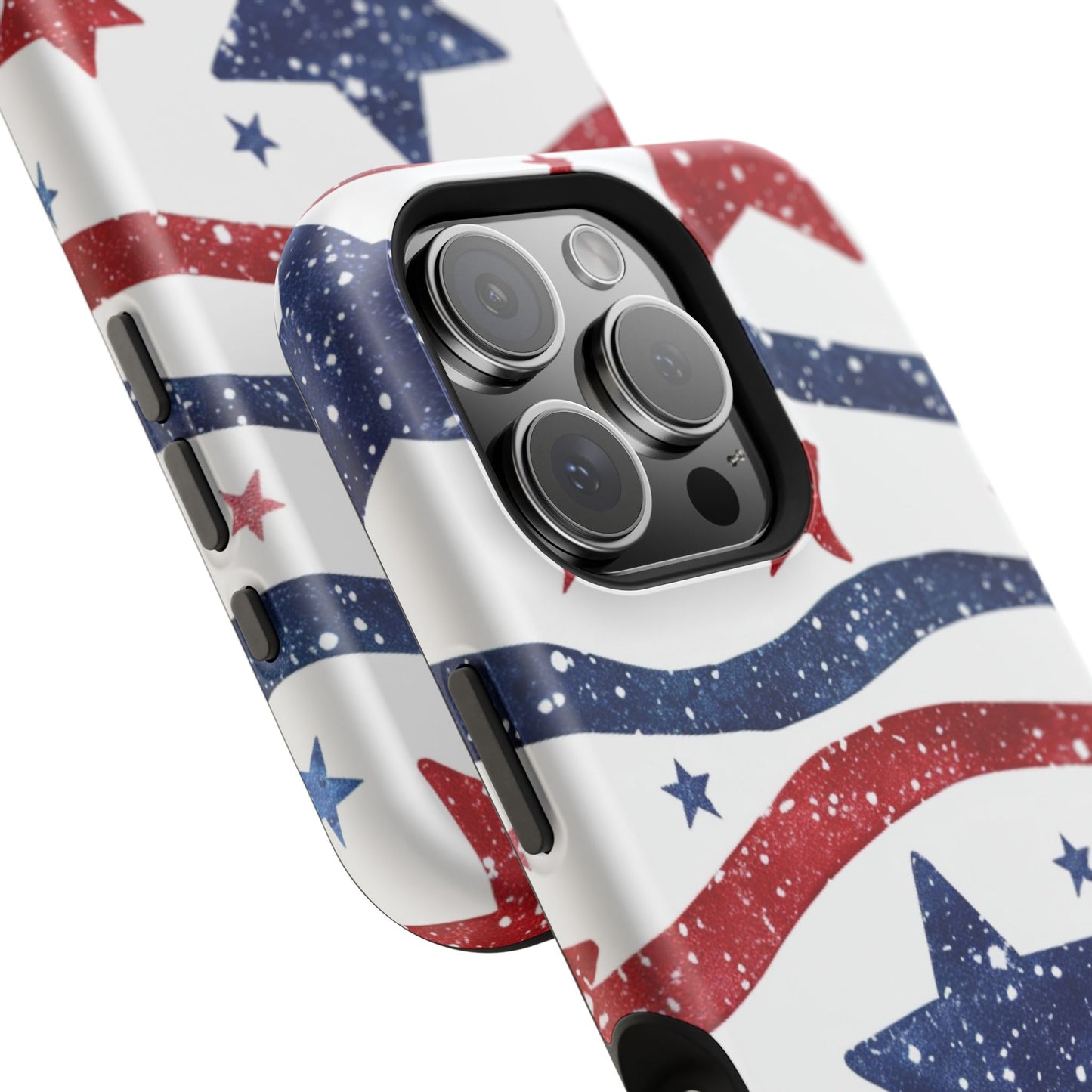 Stars & Stripes Design Impact-Resistant Phone Case