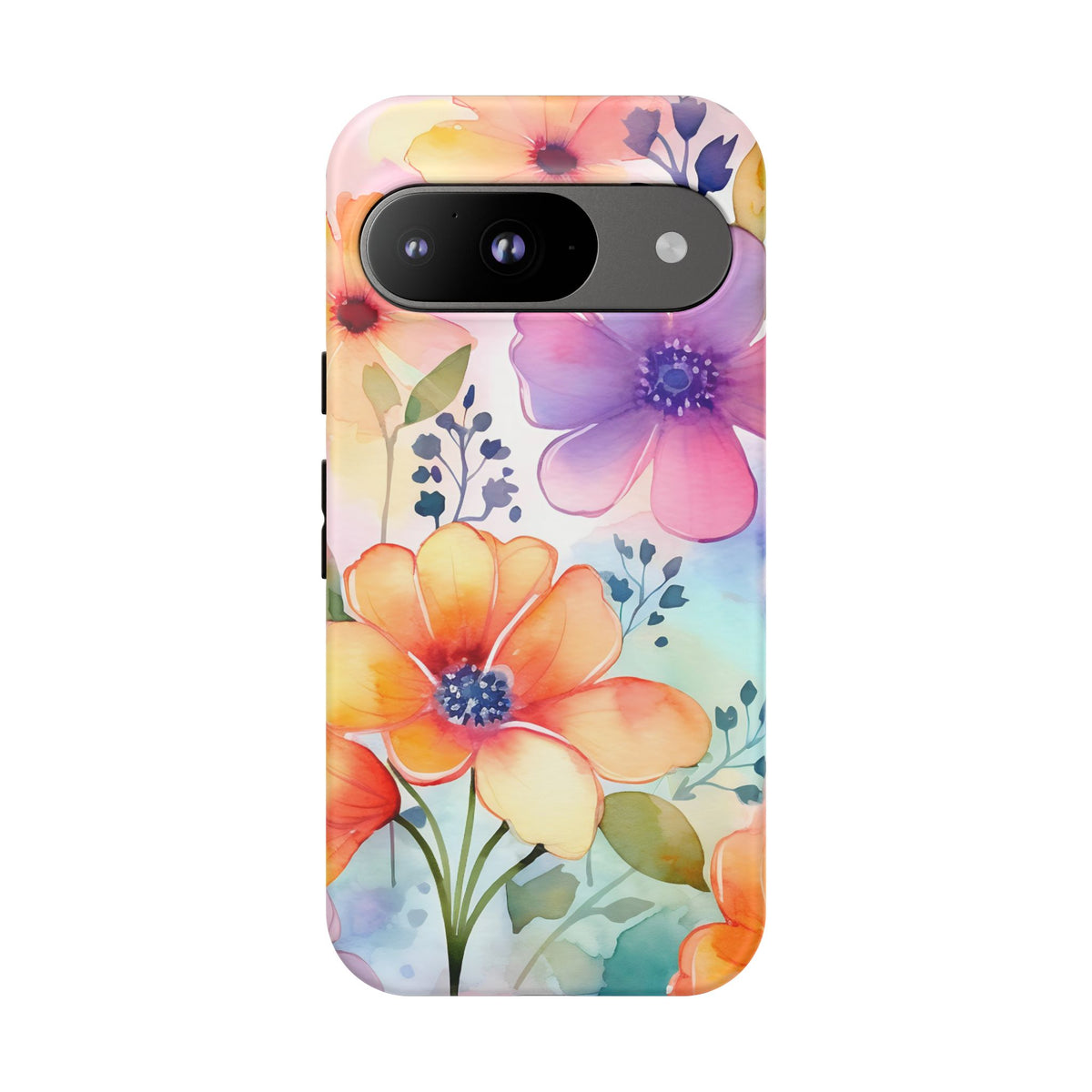 Phone Case - Spring Flower Watercolor Tough Case