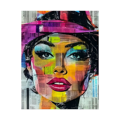 Retro Pop Culture Woman 9 - Wall Art, Retro Art