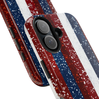 Patriotic Glitter Tough Phone Case