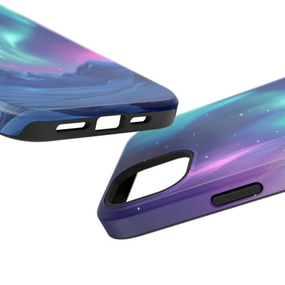 Aurora Borealis Impact-Resistant Phone Case - Colorful Northern Lights Design-2