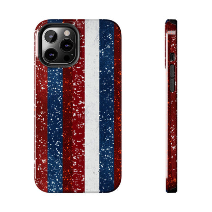 Patriotic Glitter Tough Phone Case