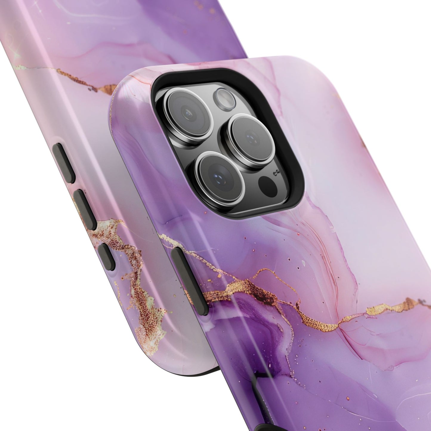 Elegant Purple Marble iPhone Case