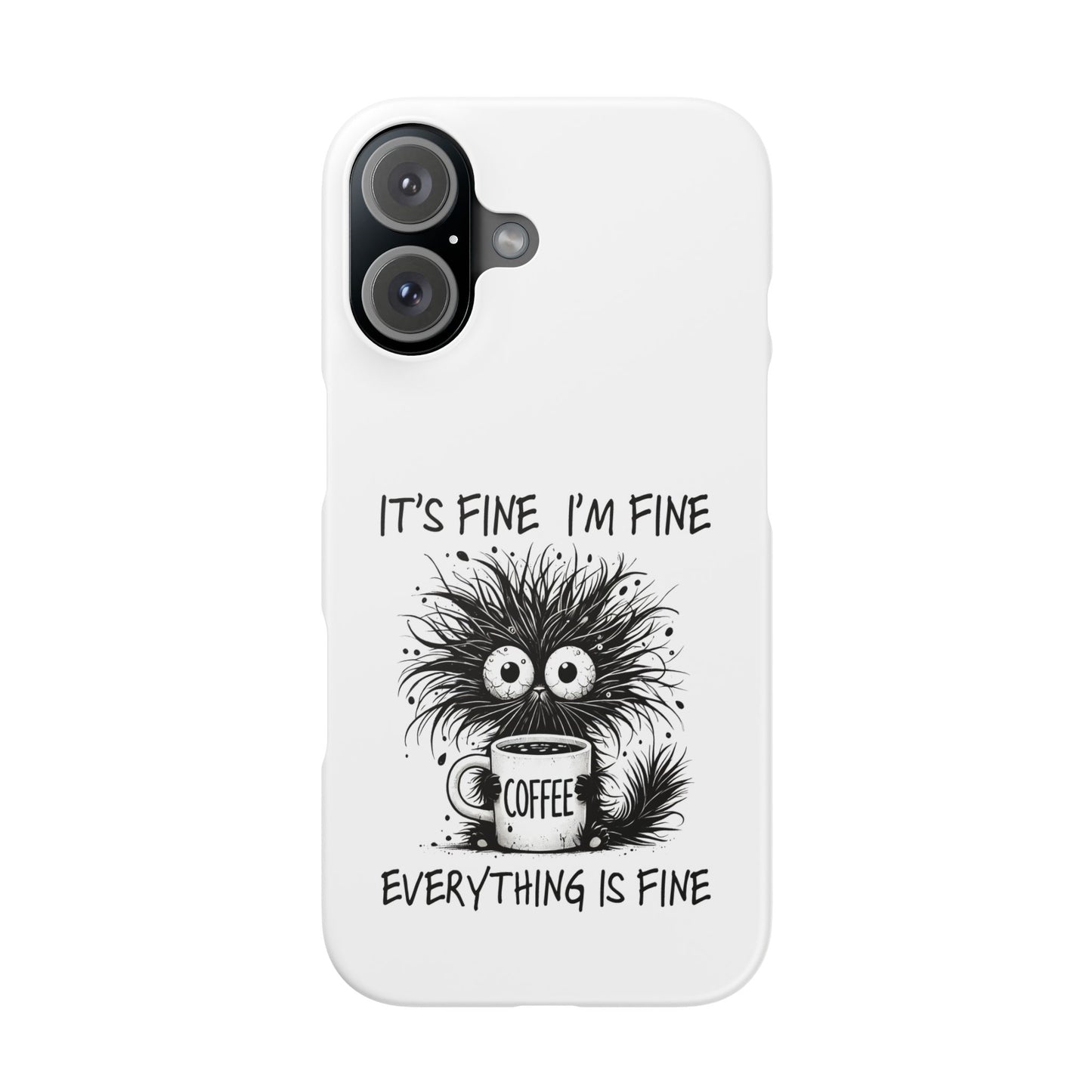 Funny Cat  - Slim phone Case