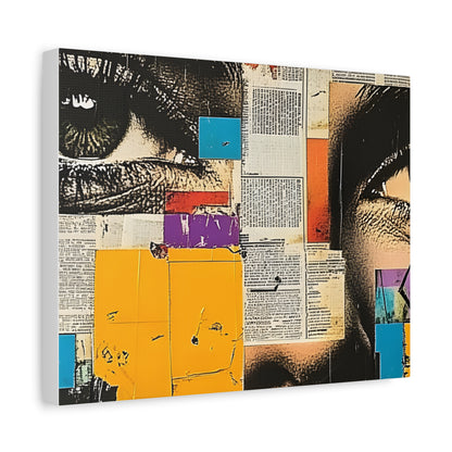 Canvas Wall Art -  Retro Pop Culture woman 4