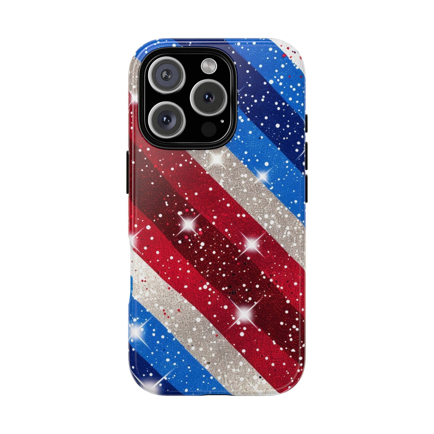 Glittery Patriotic Phone Case - Tough Cases