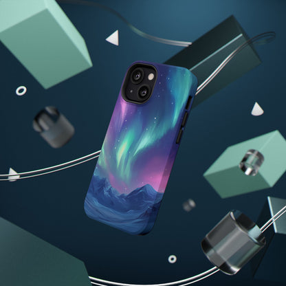 Aurora Borealis Impact-Resistant Phone Case - Colorful Northern Lights Design-2