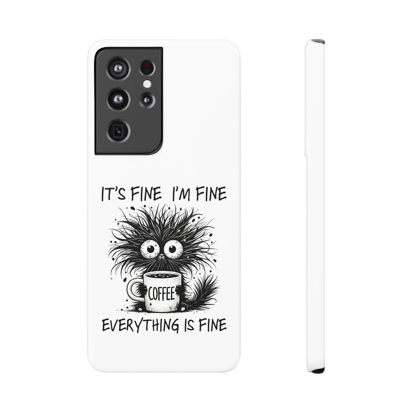 Funny Cat  - Slim phone Case
