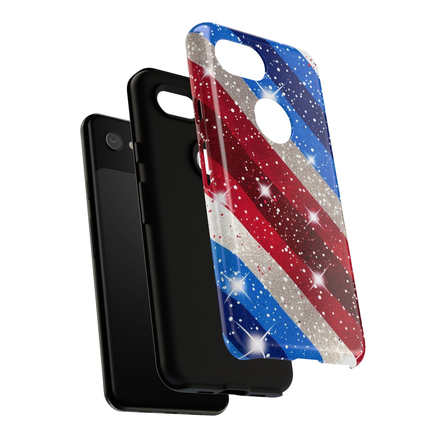 Glittery Patriotic Phone Case - Tough Cases
