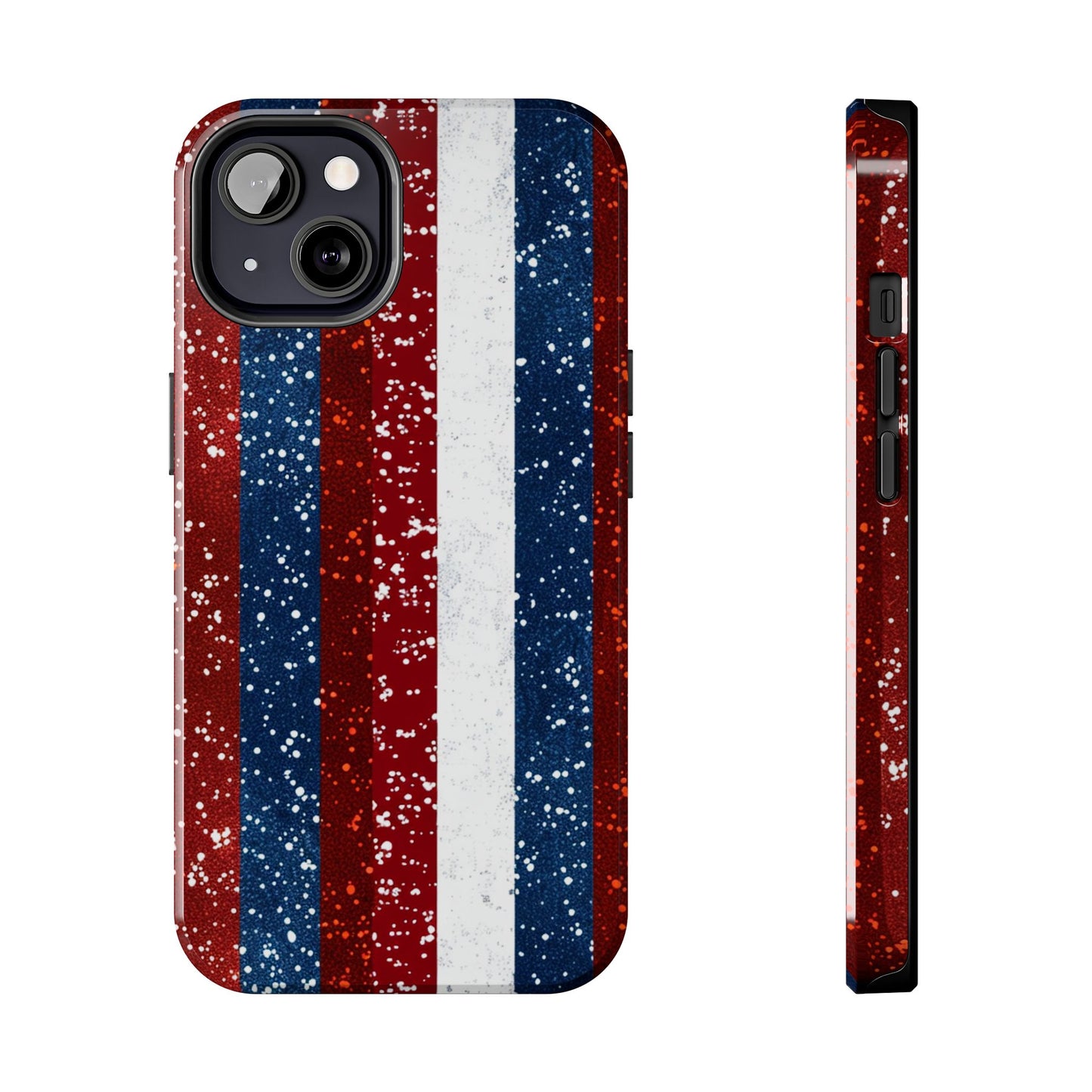 Patriotic Glitter Tough Phone Case