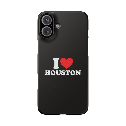 I Love Houston Snap Case Phone Cover