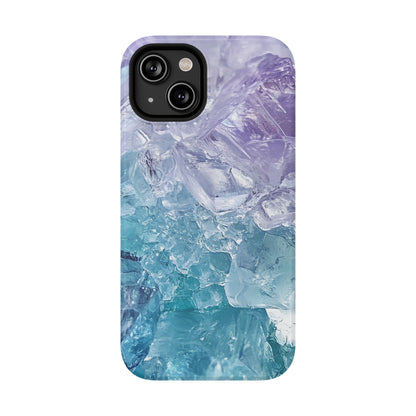 Crystal-Patterned Impact-Resistant Phone Case | Stylish Protection for Adventurers