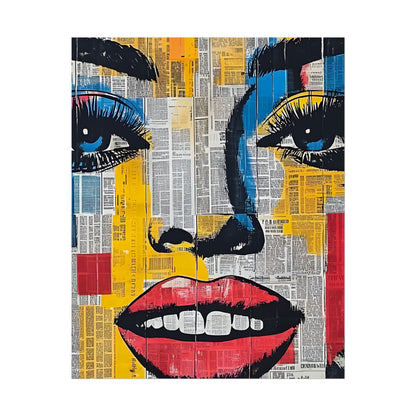 Poster Wall Art - Retro Pop Culture Woman 18 Comic Book Style