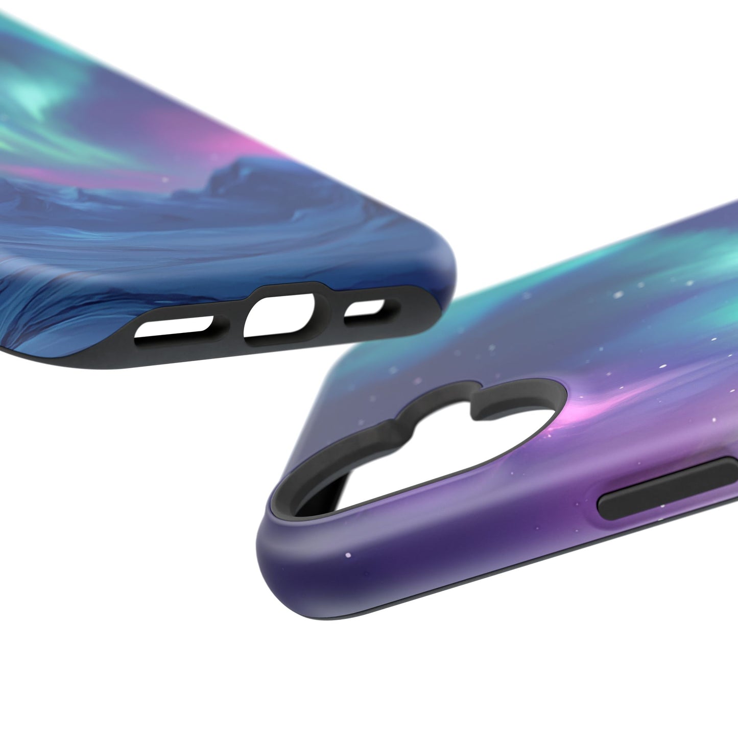 Aurora Borealis Impact-Resistant Phone Case - Colorful Northern Lights Design-2