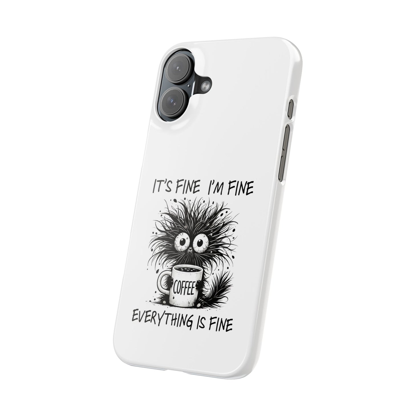 Funny Cat  - Slim phone Case