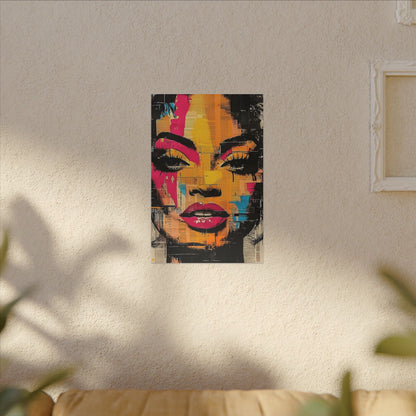 Canvas Wall Art - Retro Pop Culture Women 1