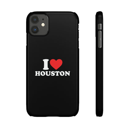 I Love Houston Snap Case Phone Cover
