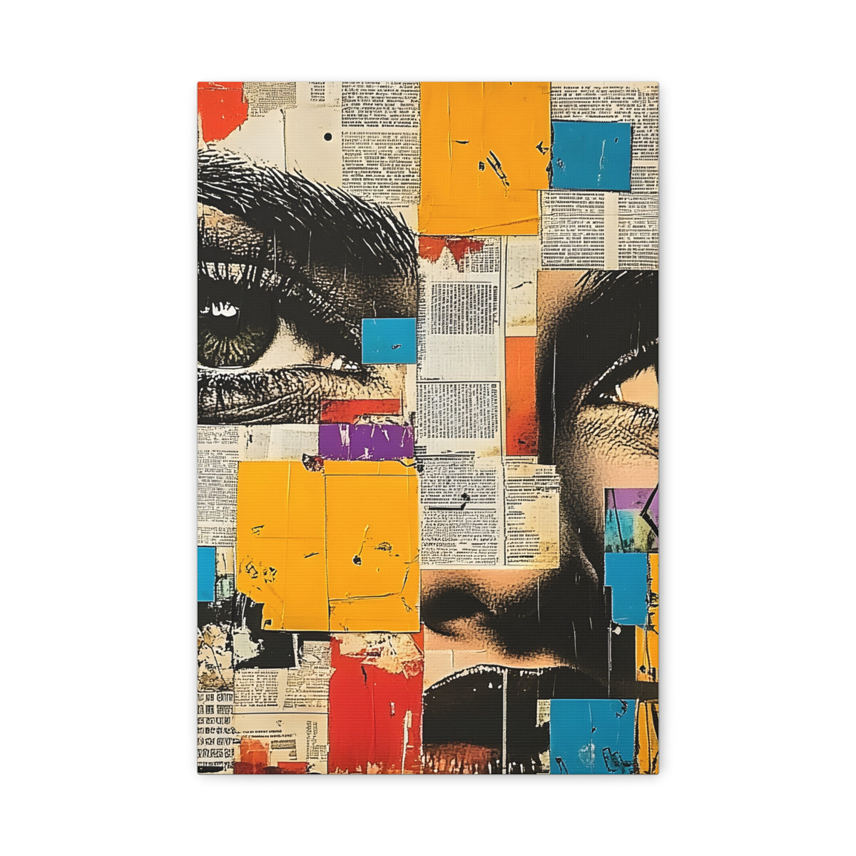 Canvas Wall Art -  Retro Pop Culture woman 4