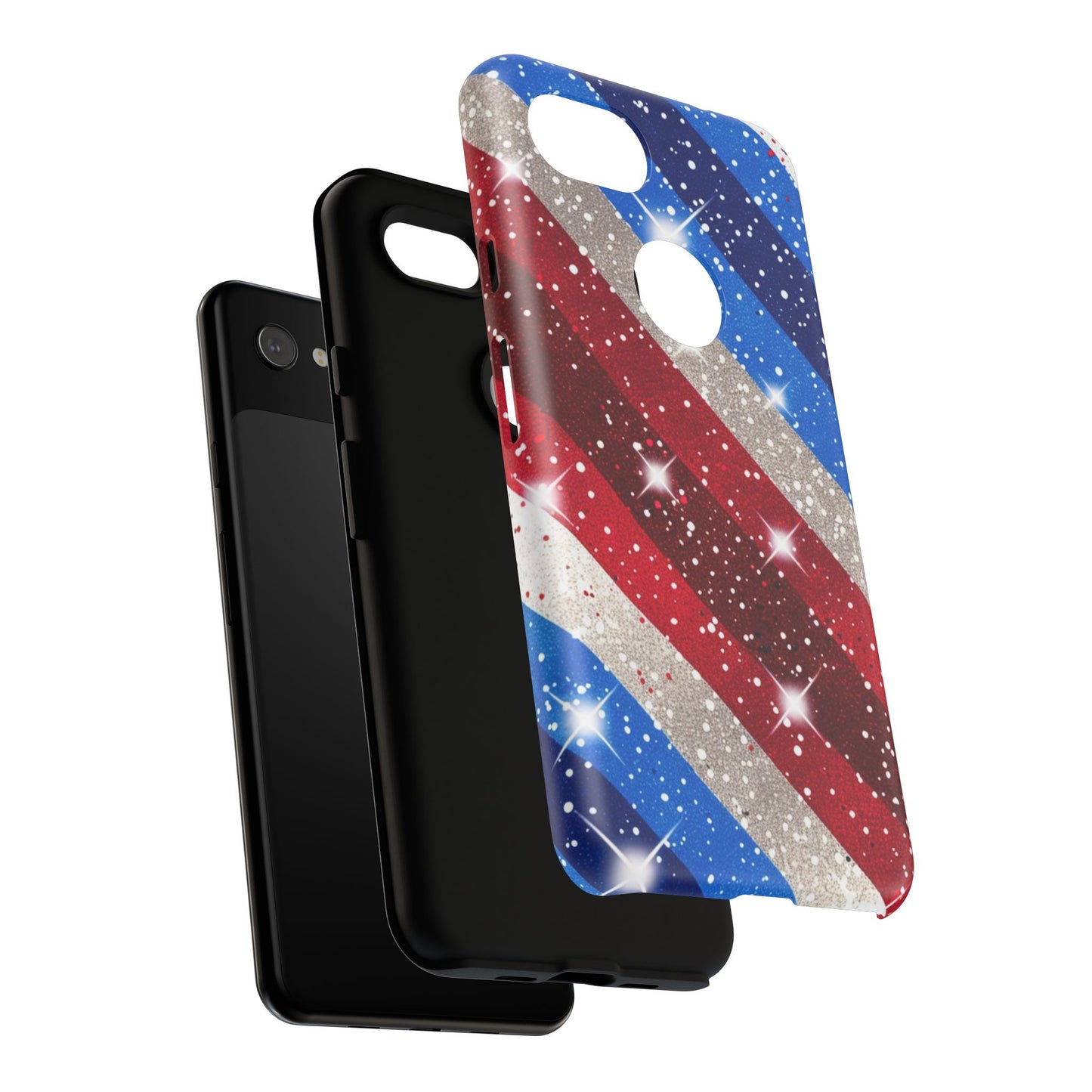 Glittery Patriotic Phone Case - Tough Cases