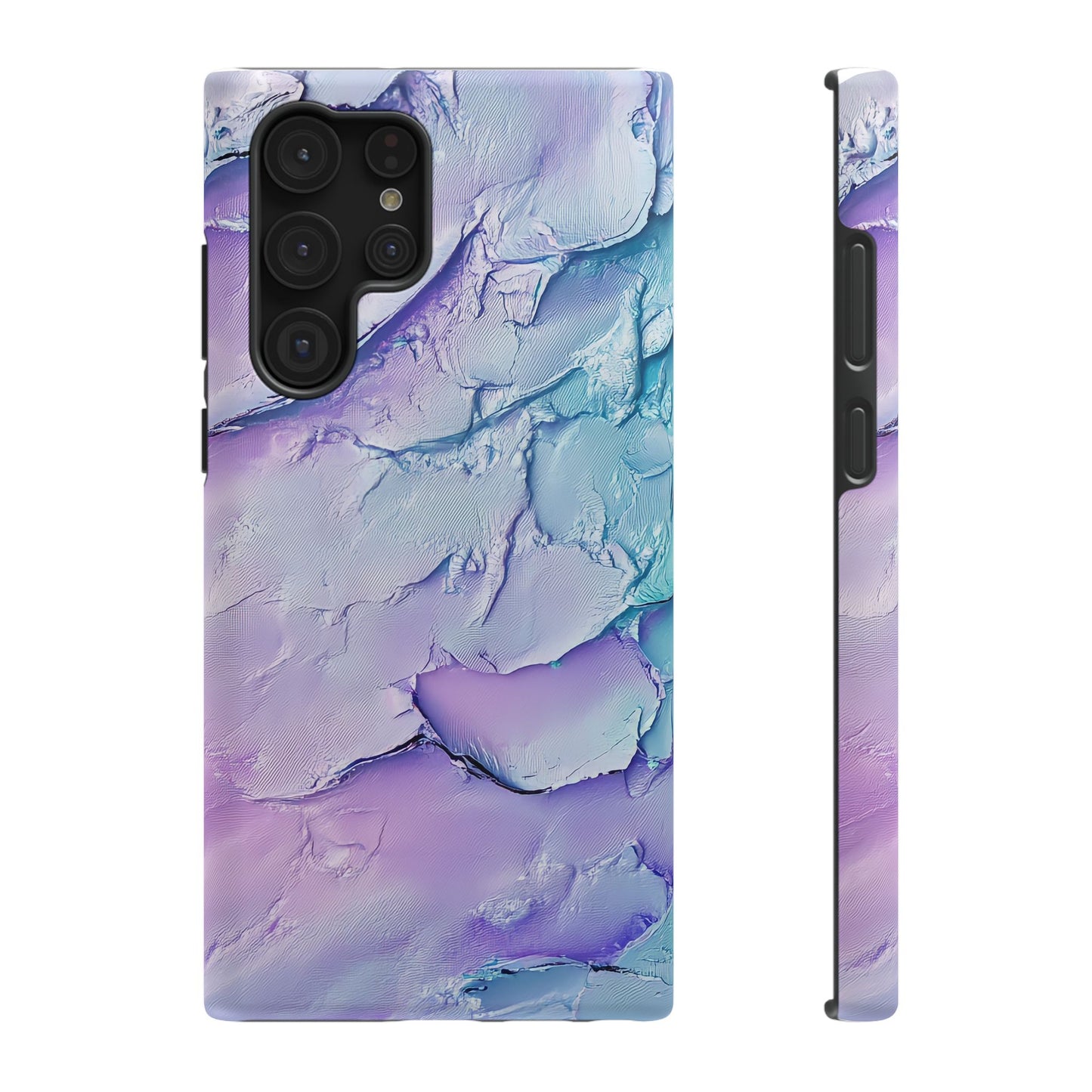 Vibrant Impact-Resistant Phone Case - Colorful Texture Design